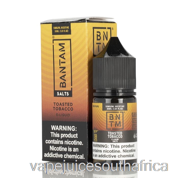 Vape Juice South Africa Toasted Tobacco Salts - Bantam Vape - 30Ml 18Mg